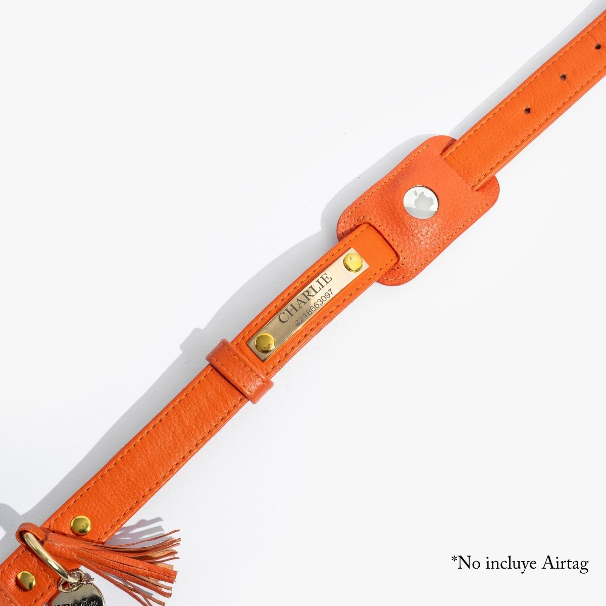 Orange AirTag Holder