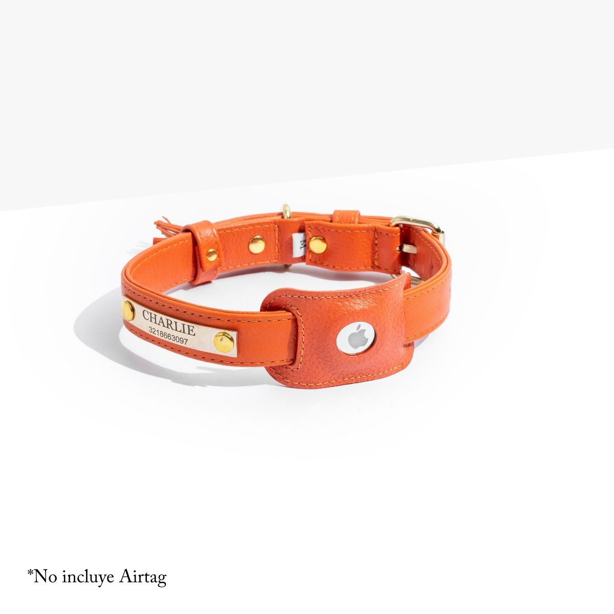 Orange AirTag Holder