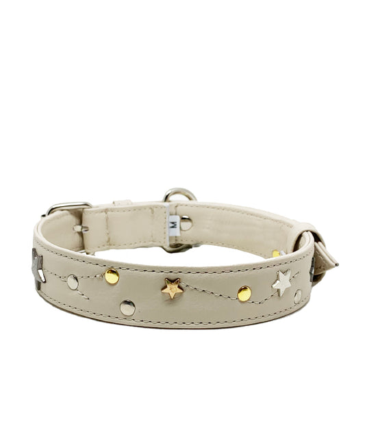 Astral Collar Cuero Beige