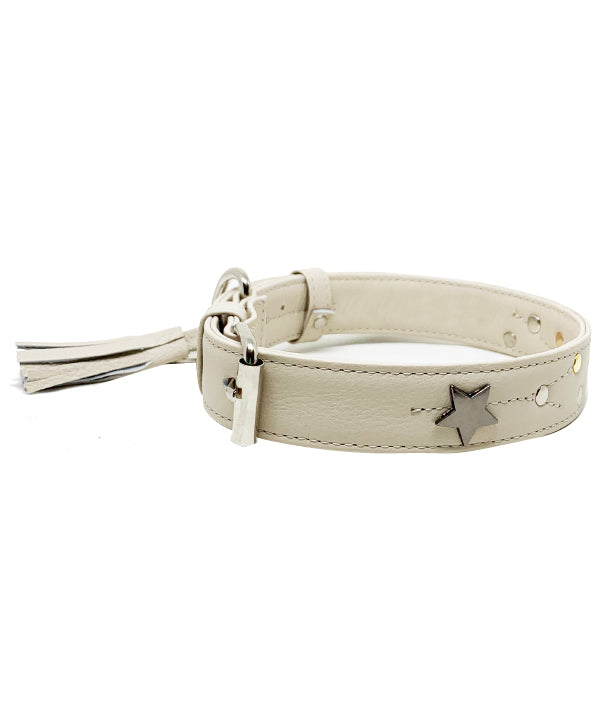 Astral Collar Cuero Beige