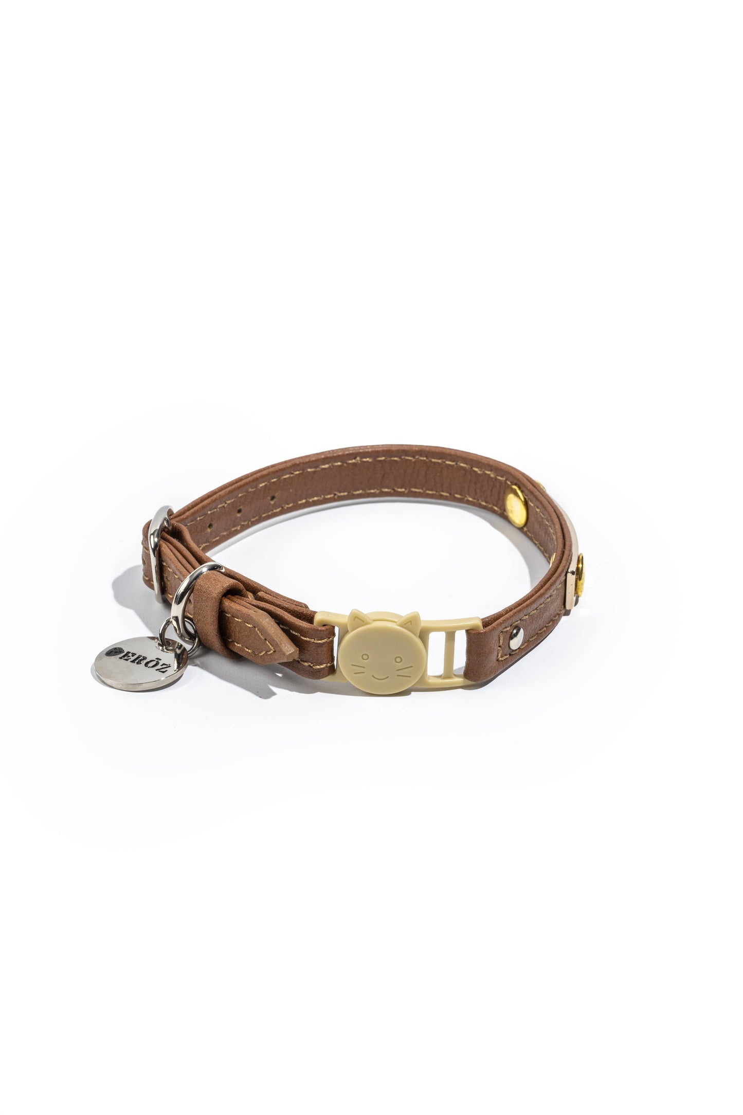 Collar de gato camel